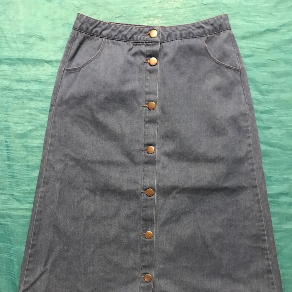 Velvet Heart Small Denim A-line Skirt Juniors